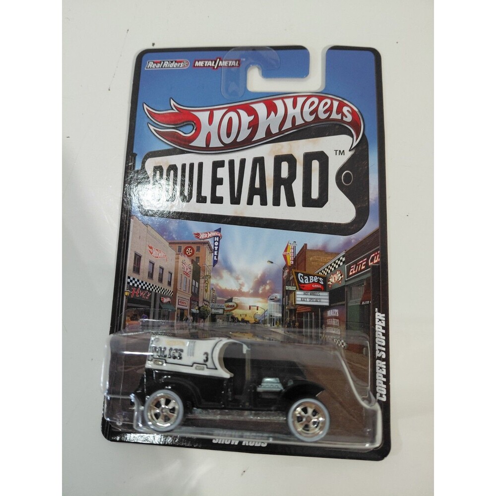 NIP Hot Wheels Boulevard Show Rods 1:64 Die Cast Copper Stopper Police Vehicle